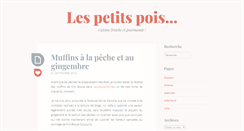 Desktop Screenshot of lespetitspois.net
