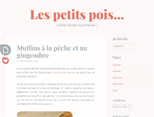 Tablet Screenshot of lespetitspois.net
